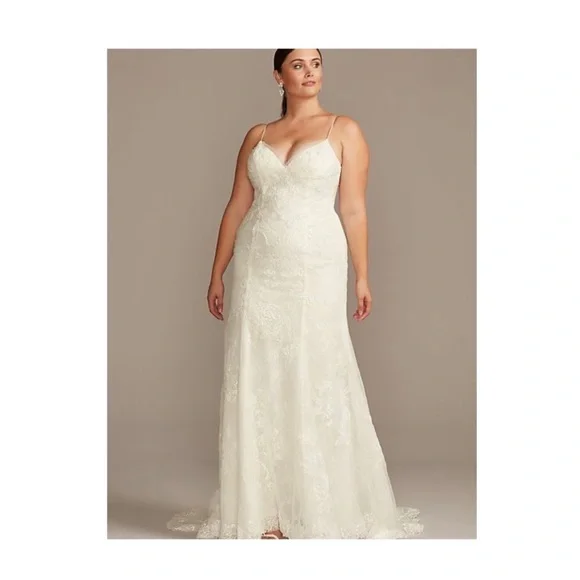 David's Bridal | Dresses | Nwt Davids Bridal Ivory Floral Lace Applique Spaghettistrap Wedding Dress | Poshmark David's Bridal | Dresses | Nwt Davids Bridal Ivory Floral Lace Applique Spaghettistrap Wedding Dress | Poshmark